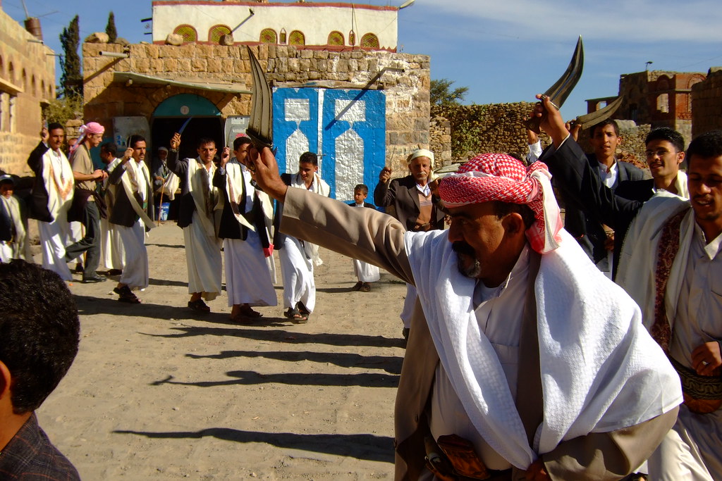 Yemeni traditional dress and dance